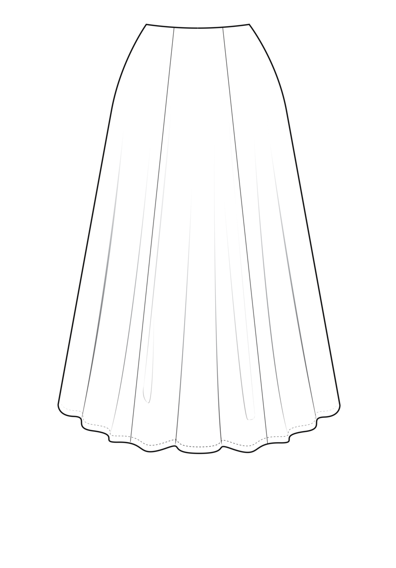 Meryl skirt - Mid-calf Meryl skirt - Mid-calf